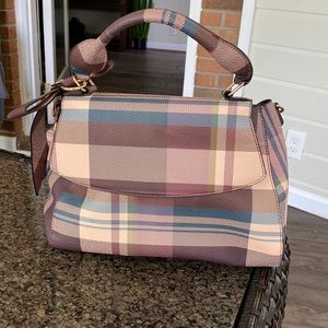 Tropical blush satchel| crossbody purse